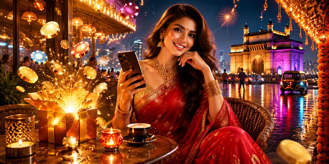Mumbai woman placing cricket bet using mobile at night